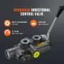 Hydraulic Wood Log Splitter Pump Kit, 60.6 L/min, 2 Stage 27.6MPa Aluminum Hydraulic Gear Pump, with Valve 2.54 cm Inlet 1.27 cm