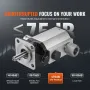 Hydraulic Wood Log Splitter Pump Kit, 60.6 L/min, 2 Stage 27.6MPa Aluminum Hydraulic Gear Pump, with Valve 2.54 cm Inlet 1.27 cm
