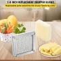 French Fry Cutter Chopper Udskiftning Blade & Push Block
