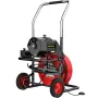 75 ft x 3/8 tommer drænrenser maskine fit 1-1/4 tommer (32 mm)