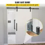 Gate Roller Guide 3 "Black Nylon Zink Painted Sliding with