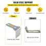 Gate Roller Guide 3 "Black Nylon Zink Painted Sliding with