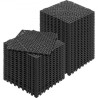 Modular Interlocking Cushion, 50 Pack 30 x 30 cm Splicing Drainage Mats, Soft PVC Interlocking Drainage Floor Tiles, Non-Slip