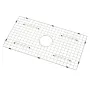 Sink Protector Grid, 28.5"x15.6" Stainless Steel Sink Grates, Centered Drain Sink Grates with R20 Corner Radius, Large Sink Bott