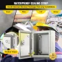 NEMA Steel Enclosure, 25x20x15 cm NEMA 4X Steel Electrical Box, IP66 Waterproof & Dustproof, Outdoor/Indoor Electrical Junction 
