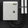 NEMA Steel Enclosure, 25x20x15 cm NEMA 4X Steel Electrical Box, IP66 Waterproof & Dustproof, Outdoor/Indoor Electrical Junction 