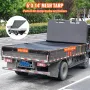 Dump Truck Mesh Tarp, 5 x 14 ft, PVC Coated Black Heavy Duty