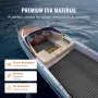 Bådgulve, Eva Foam Boat Decking 94,5 "x 17,7", ikke-skridsikre
