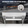 Commercial Exhaust Hood, 4FT Food Truck Hood Exhaust, 201 Stainless Steel Concession Trailer Hood with 2 Detachable U-shaped Gri