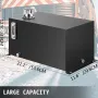 Hydraulic Fluid Tank 37.9 L Fuel Tank Heavy Duty Hydraulic Steel Tank Reservoir, Gasoline Transfer Tanks, Hydraulic Reservoir wi