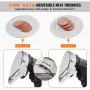 Electric Shawarma Knife, 80W Professional Turkish Kebab Knife, Commercial Stainless Steel Gyro Cutter, Doner Kebab Meat Slicer w