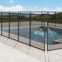 Pool Fence, 1.2 x 21.9 m Pool Fences for Inground Pools, Removable Child Safety Pool Fencing, Easy DIY Installation Swimming Poo