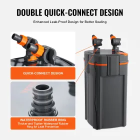 Submersible Water Pump, 2200W 60000L/H, w/ 10 m Cord and Automatic Tethered Float Switch, Portable Stainless Steel for Dirty or