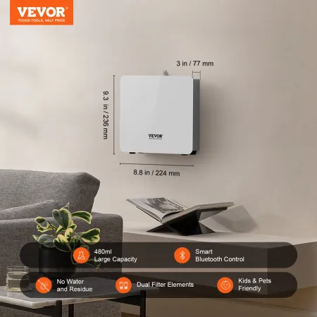 Scent Air Machine for Home 480ML Cold Air Diffuser 2500sq.ft Waterless