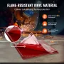 Welding Curtain Screen, 1.8 x 1.8 m Hanging Welding Curtain Wall, Flame-Resistant Vinyl Welding Protection Screens with 6-Level 