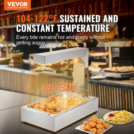 Fransk steg mad varmere elektrisk chip opvarmning lysstation
