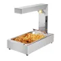 French Fry Food Warmer Electric Chip Warming Light Station Stainless Steel