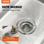 Stainless Steel Utility Sink, 1 Compartment Free Standing Small Sink w/Workbench Faucet & legs, 100.1 x 48.5 x 95 cm Commercial 