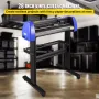 Vinyl Cutter 720mm Vinyl Cutter Machine Maximum Paper Feed 28inch Vinyl Plotter Cutter Machine with Sturdy Floor Stand Adjustabl