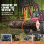 Log Skidding Tongs, 18 inch 2 Claw Log Lifting Tongs, Heavy Duty Rotating Steel Lumber Skidding Tongs, 772 lbs/350 kg Loading Ca