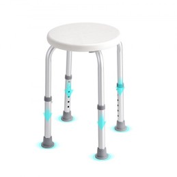 Shower Chair for Inside Shower, Adjustable Height Shower Stool, Non-Slip Bench Bathtub Seat Stool for Elderly Disabled Adults