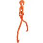 Log Skidding Tongs, 18 inch 2 Claw Log Lifting Tongs, Heavy Duty Rotating Steel Lumber Skidding Tongs, 772 lbs/350 kg Loading Ca