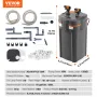 Aquarium Filter 225GPH, 2-Stage Canister Filter 55 Gallon, Ultra-Quiet Internal Aquarium Filter with UV Protection, Submersible 