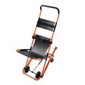 Manual Stair Chair, 350 lbs Load Capacity, Foldable Emergency Stair Wheelchair with 4 Wheels, Portable Transport Stair Chair