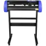 Vinyl Cutter 720mm Vinyl Cutter Machine Maximum Paper Feed 28inch Vinyl Plotter Cutter Machine with Sturdy Floor Stand Adjustabl