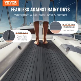 Bådgulve, Eva Foam Boat Decking 94,5 "X 23,6", skridsikre