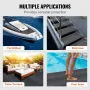 Bådgulve, Eva Foam Boat Decking 94,5 "X 23,6", skridsikre