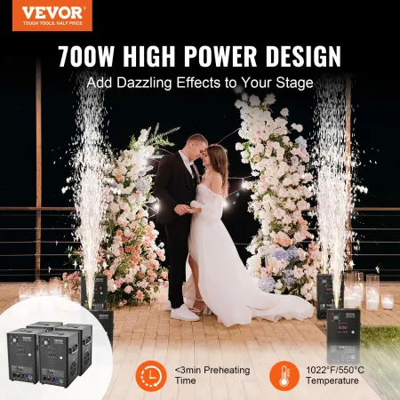 Koldt gnist fyrværkeri maskin