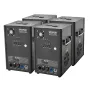 Cold Spark Machine, 4 Pack 700W Output Fireworks Controllers, 6.6-16.4ft Adjustable Height, with Advanced DMX System,LED Screen,