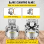 Drejebane chuck 4-tommer woodturning chuck 4 kæber 1 tommer x