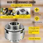 Lathe Chuck 4-inch Woodturning Chuck 4 Jaws 1inch x 8TPI Thread Lathe Chucks Set Nova Lathe Chuck Wood Lathe Bowl Chuck with Set