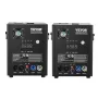 Cold Spark Machine, 2 Pack 500W Output Fireworks Controllers, 6.6-13ft Adjustable Height, with Advanced DMX System,LED Screen,Po