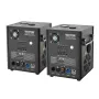 Cold Spark Machine, 2 Pack 500W Output Fireworks Controllers, 6.6-13ft Adjustable Height, with Advanced DMX System,LED Screen,Po
