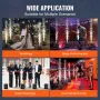 Cold Spark Machine, 4 Pack 500W Output Fireworks Controllers, 6.6-13ft Adjustable Height, with Advanced DMX System,LED Screen,Po
