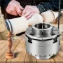 Drejebane chuck 4-tommer woodturning chuck 4 kæber 1 tommer x
