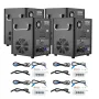 Koldt gnist fyrværkeri maskine x4 500w 2-4m fase DJ