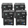 Cold Spark Machine, 4 Pack 500W Output Fireworks Controllers, 6.6-13ft Adjustable Height, with Advanced DMX System,LED Screen,Po