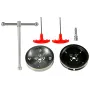 Drejebane chuck 4-tommer woodturning chuck 4 kæber 1 tommer x