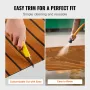 Bådgulve, Eva Foam Boat Decking 94,5 "x 46", skridsikre