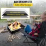Fire Pit Ring, 36-Inch Outer/30-Inch Inner Diameter Fire Pit Insert,1.5 mm Thickness Fire Ring, DIY Steel Ring with Tongs In-Gro