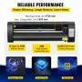 Vinyl Cutter 28 Inch Vinyl Cutter Machine 720mm Paper Feed Vinyl Plotter Cutter Machine with Sturdy Floor Stand for Cutting Pape