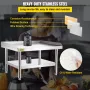 Rustfrit ståludstyr Grill Stand, 48 x 30 x 24 tommer rustfrit