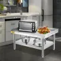 Rustfrit ståludstyr Grill Stand, 48 x 30 x 24 tommer rustfrit