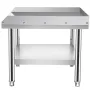 Rustfrit ståludstyr Grill Stand, 48 x 30 x 24 tommer rustfrit