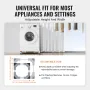 Mini Fridge Stand Universal Laundry Pedestal, Adjustable Refrigerator Stand with Smooth Casters, Washing Machine Pedestal Multi-