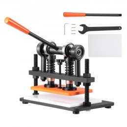 Leather Cutting Machine, 10.2 x 5.9 in Embossing Plate Manual Die Cutter, 0.47 in Pressure Stroke Leather Embossing Machine,